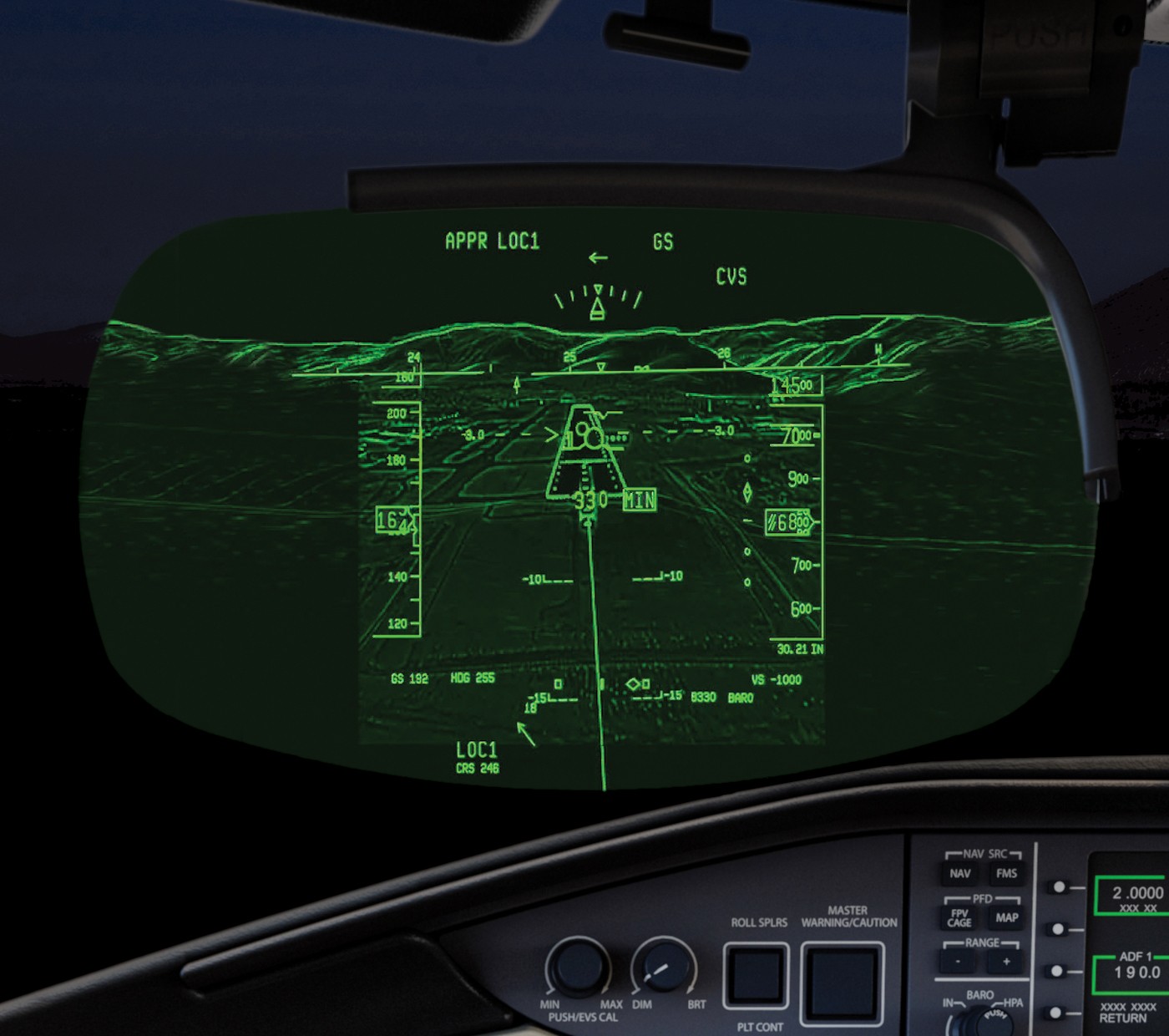 Global 6500 combined vision system